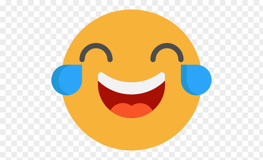Smiley Emoticon Face With Tears Of Joy Emoji PNG
