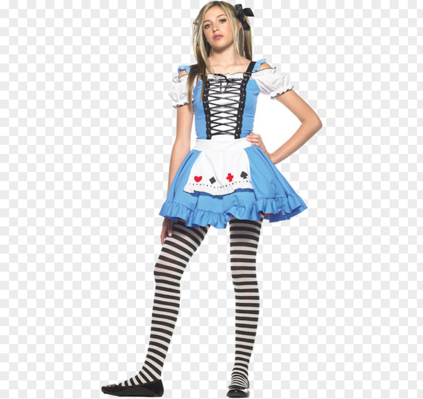 Alice Dress Halloween Costume Glove Lace PNG