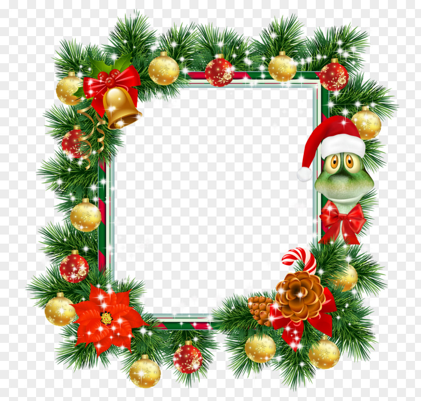 Christmas Frame Silver Clip Art Day Image Picture Frames PNG