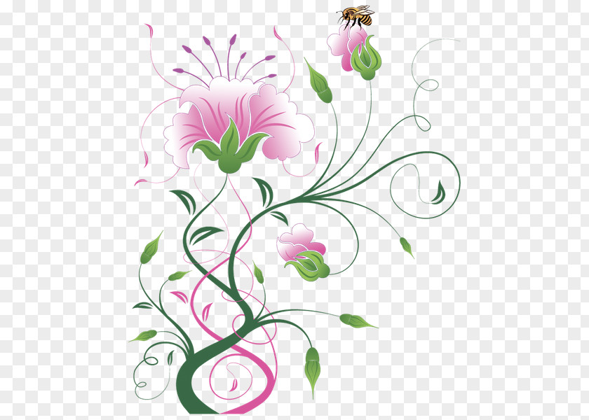 Design Floral Abstract Art Flower PNG