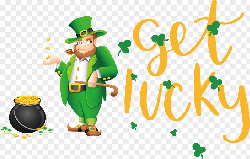 Get Lucky Saint Patrick Patricks Day PNG