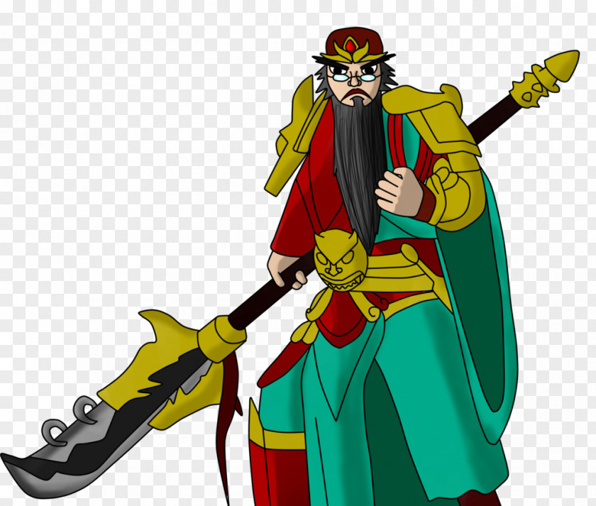 Guan Yu Smite Drawing Zhong Kui Cartoon PNG