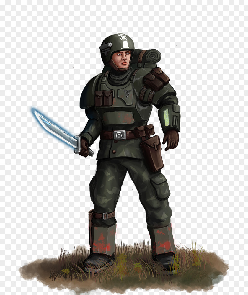 Soldier Warhammer 40,000 Fantasy Battle Imperial Guard Imperium Tau PNG