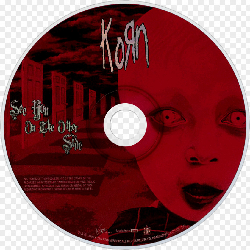 Korn Compact Disc Poster Import PNG