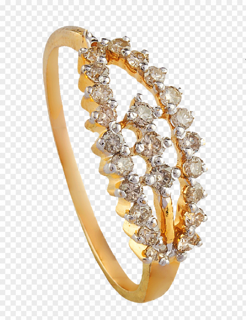 Golden Ring Gemstone Jewellery Gold Diamond PNG