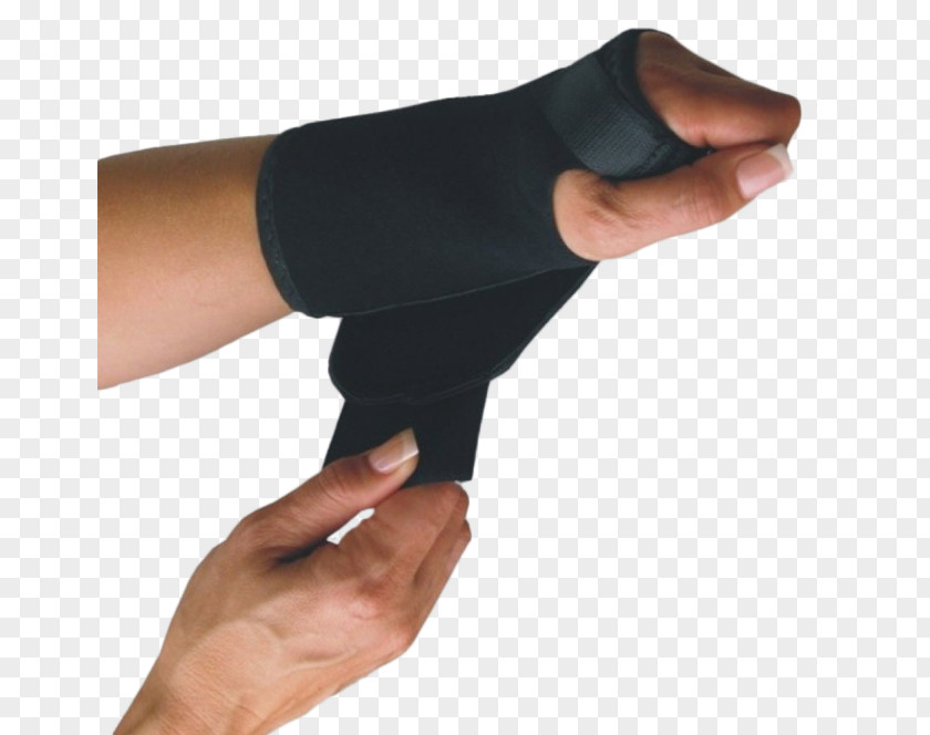 Hand Thumb Wrist Brace Carpal Tunnel Pain PNG
