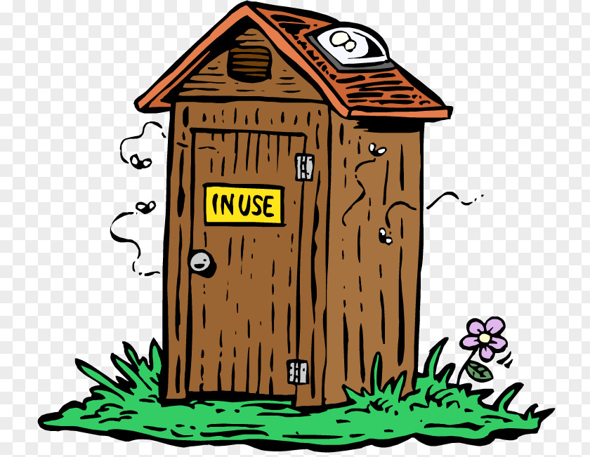 Outhouse Cartoon Clip Art PNG