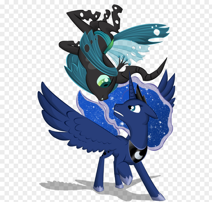 Princess Luna Pony Queen Chrysalis Art PNG