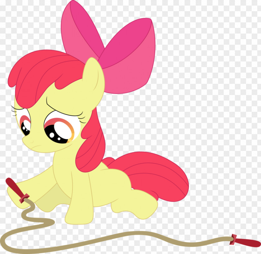 Rope Jump Pony Apple Bloom Horse Clip Art PNG