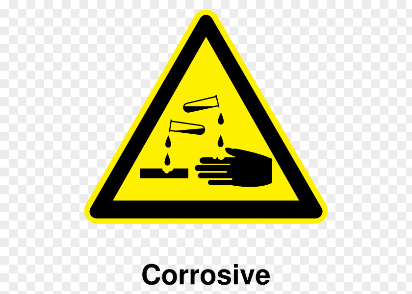 Symbol Corrosive Substance Hazard Acid Corrosion PNG