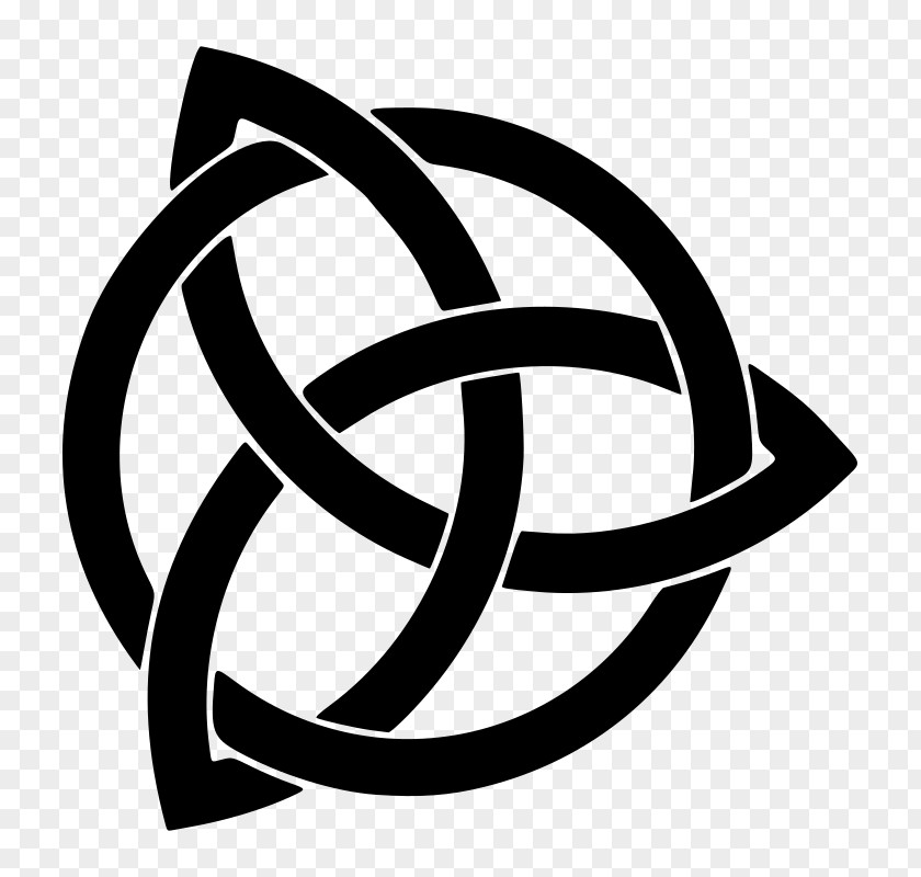 TRIANGLE Celtic Knot Tattoo Symbol Triquetra Celts PNG