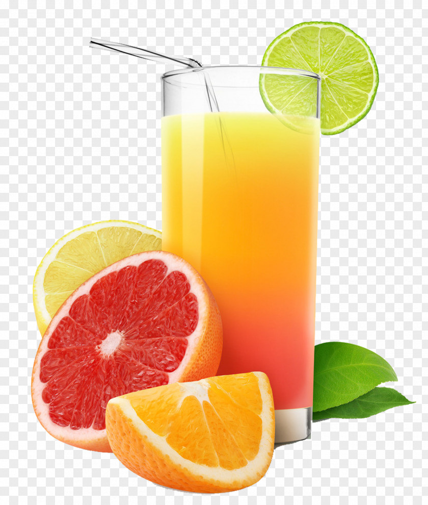 Cartoon Picture Painted Cream Ice Cream,Drinks Juice Orange Grapefruit Lemon PNG