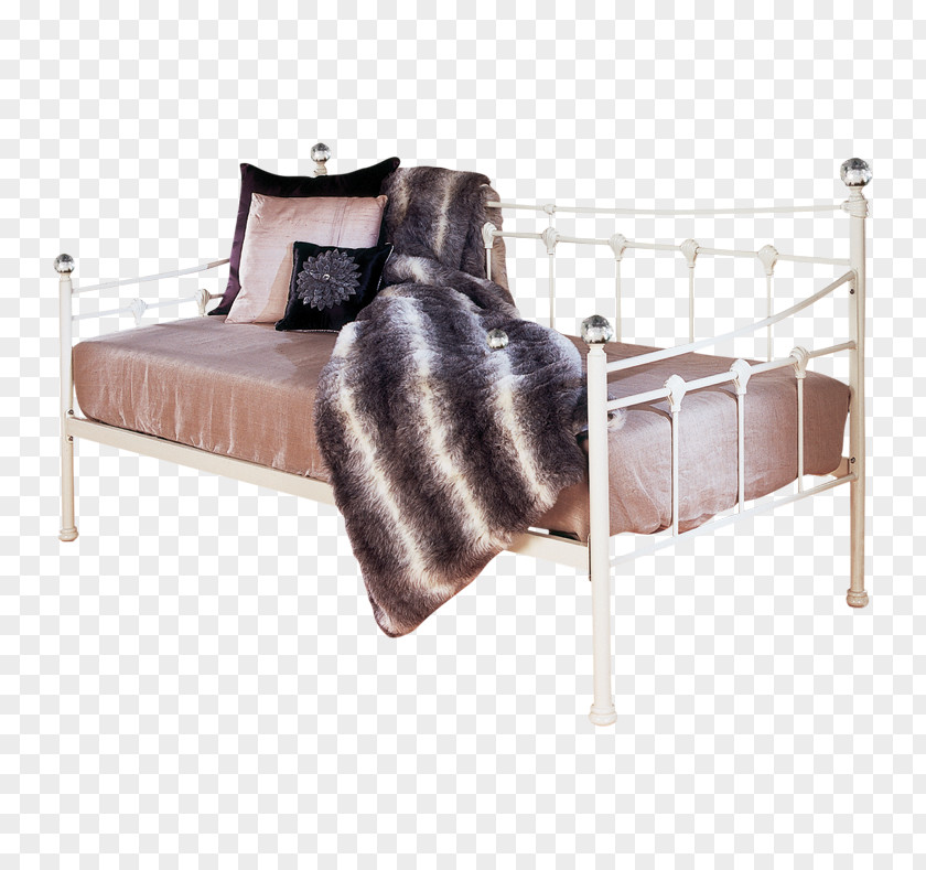Bed Frame Daybed Metal Couch PNG