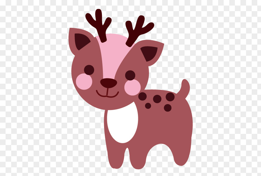 Cartoon Vector Animals Deer Reindeer Formosan Sika PNG