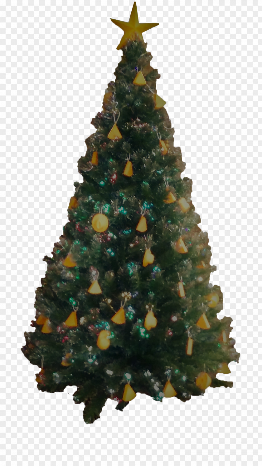 Christmas Tree Artificial Ornament Pre-lit Lights PNG