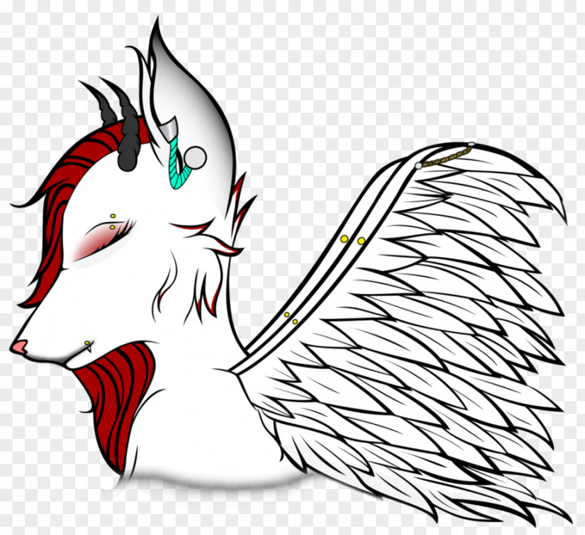Death Lights Chicken Drawing Line Art Nose Clip PNG