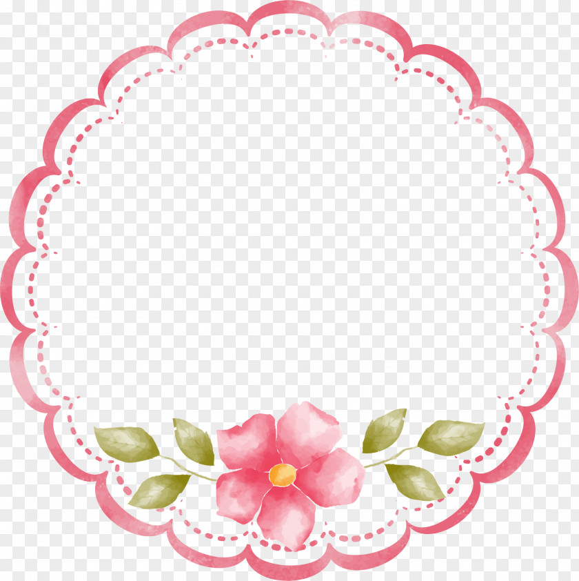 Floral Frame 21st Century Education Learning Clip Art PNG