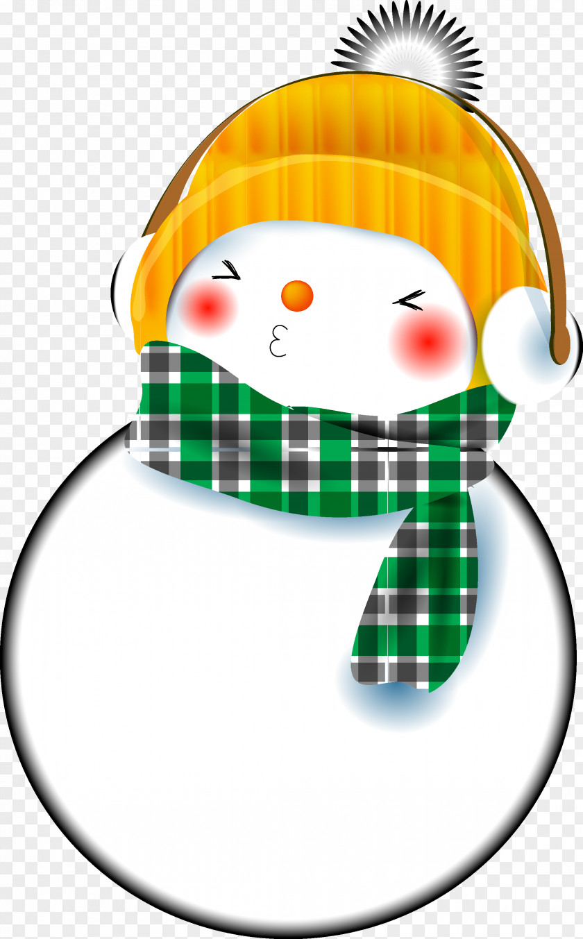 Snowman Santa Claus Lovely Fantasy Christmas Illustration PNG
