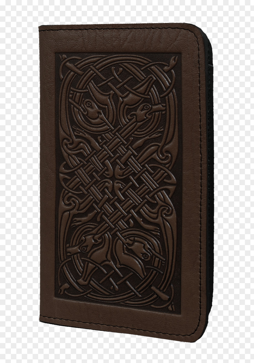 Handmade Jewelry Brand Celtic Hounds Art Wallet Leather Celts PNG