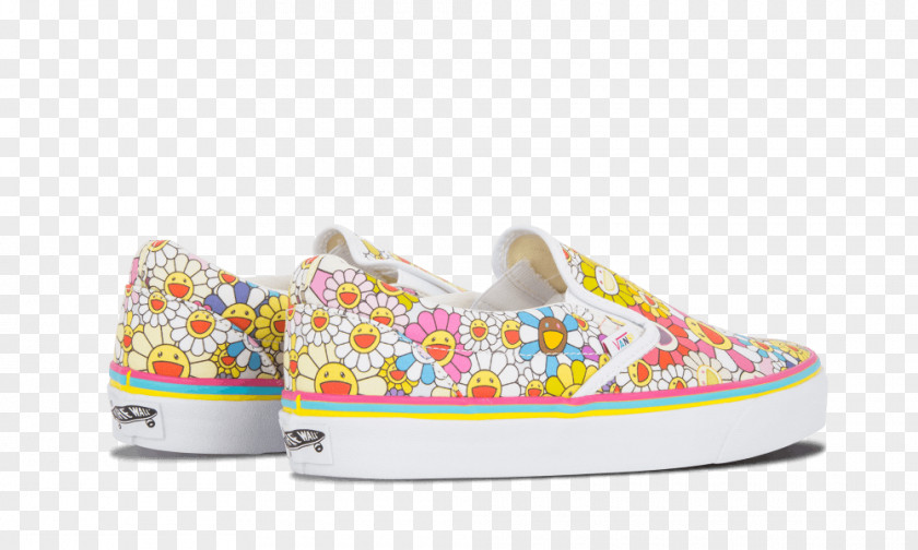 Murakami Flower Sneakers Shoe Sportswear Pattern PNG