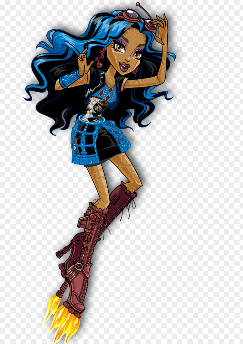 50 Monster High Doll Steam Toy Character PNG