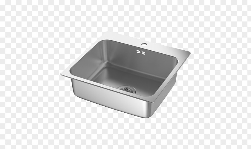 Embedded Sink Kitchen Tap IKEA Stainless Steel PNG