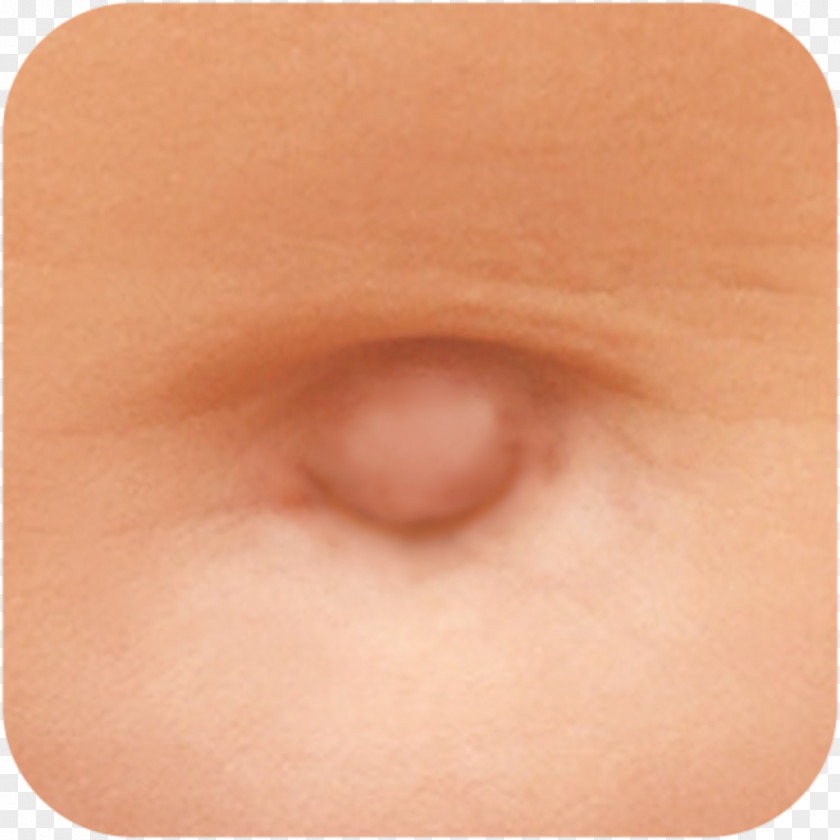 Healing Belly Button Piercing Close-up Peach PNG