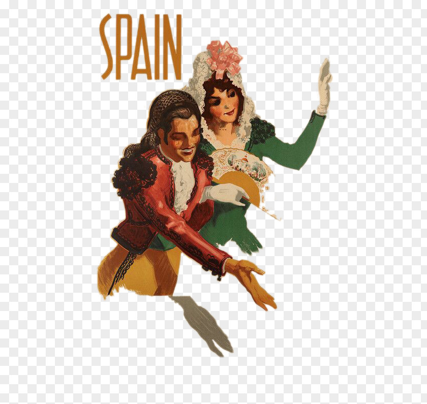 Spanish Style For Men And Women Spain Poster Tourism Art PNG