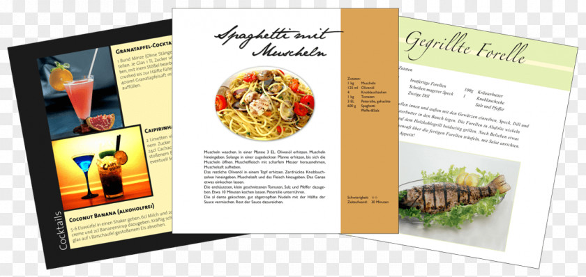 Swiss Cuisine Superfood Brochure PNG