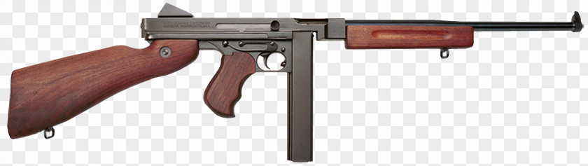 Thompson Submachine Gun .45 ACP M1 Carbine Semi-automatic Firearm TM1 PNG