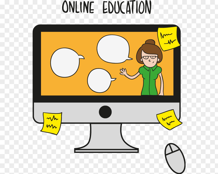 Vector Online Education Educational Technology Learning PNG