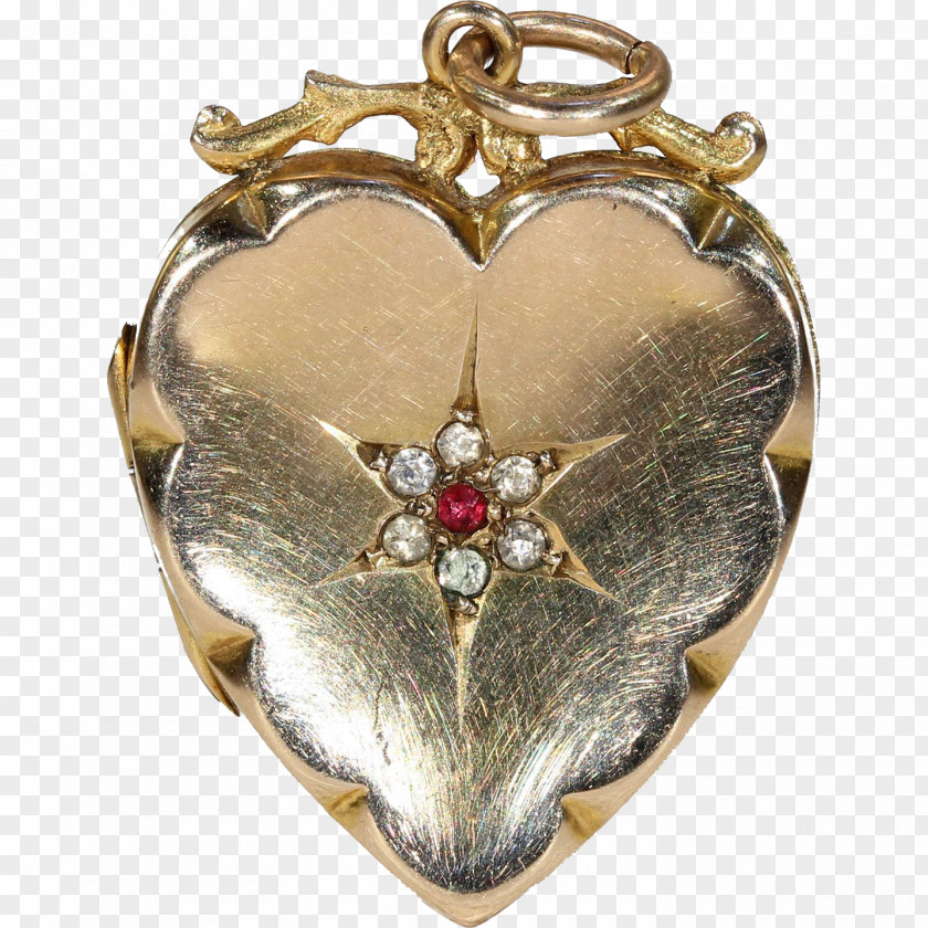 Gold Heart Locket Jewellery Charms & Pendants Estate Jewelry PNG