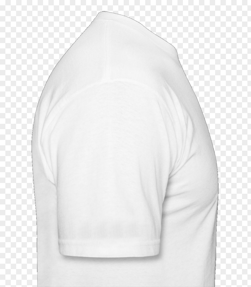 White Shirt Sleeve Shoulder Joint Neck PNG