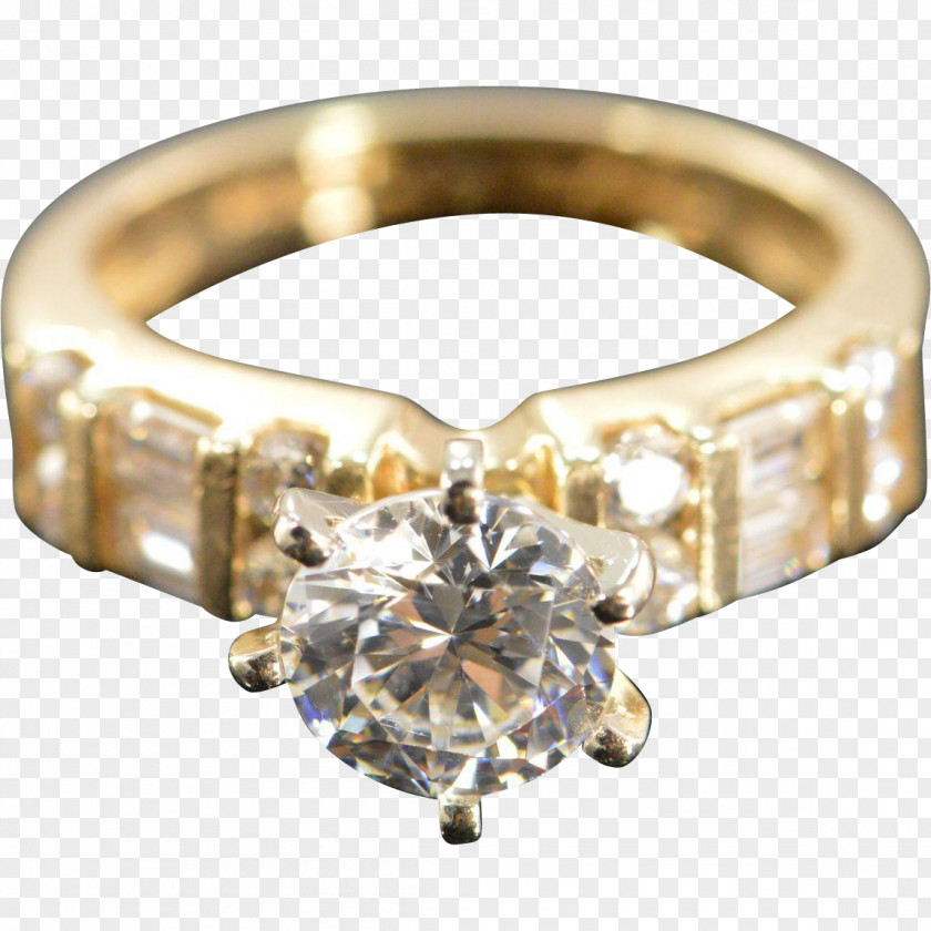 Diamond Ring Wedding Body Jewellery PNG