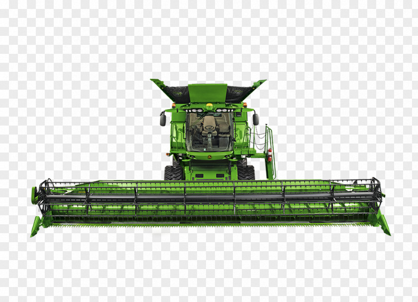 Jd John Deere Combine Harvester Tractor PNG