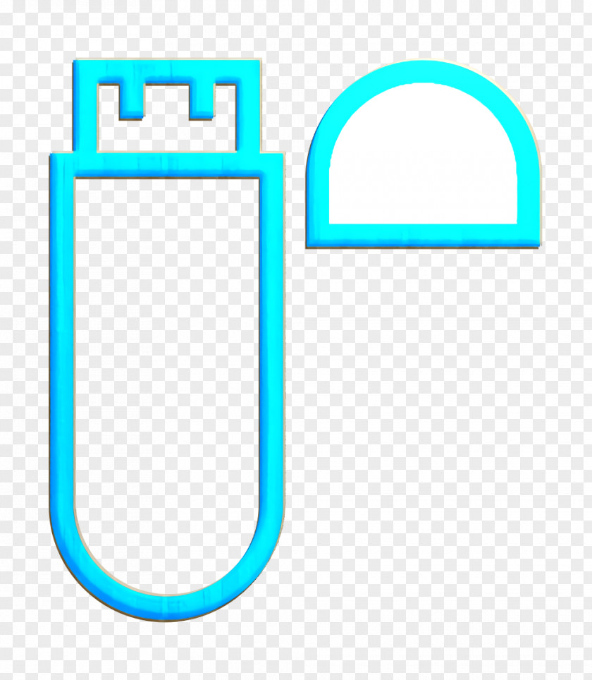 Turquoise Wireless Icon Connector Data Dongle PNG