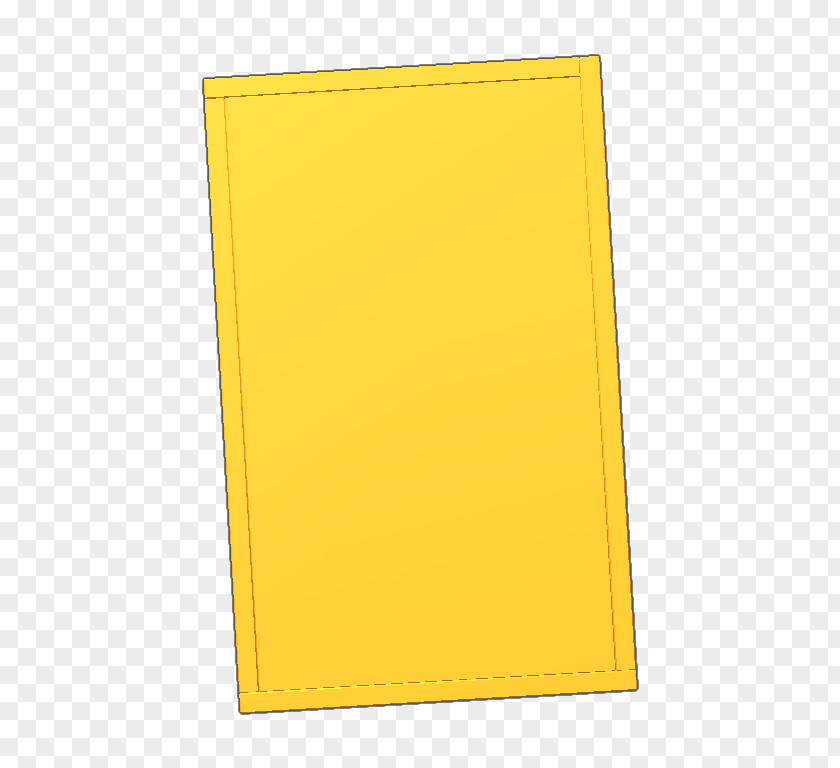 Envelope Paper Yellow Nonwoven Fabric PNG