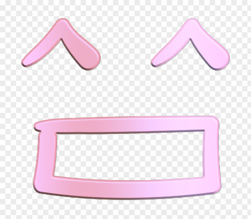Pink M Laugh Emoji PNG