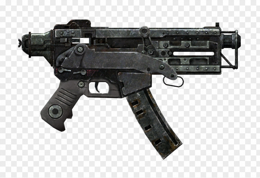 Scar Fallout: New Vegas Fallout 3 4 Submachine Gun Firearm PNG