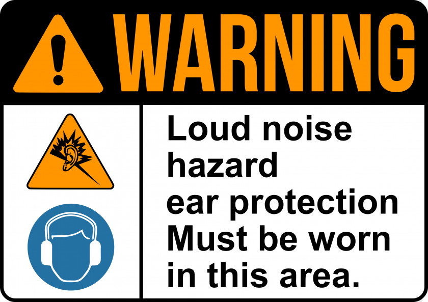 Warning Sign Traffic Noise Safety PNG