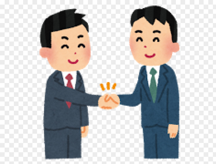 Businessman ビジネスマン Salaryman Handshake PNG
