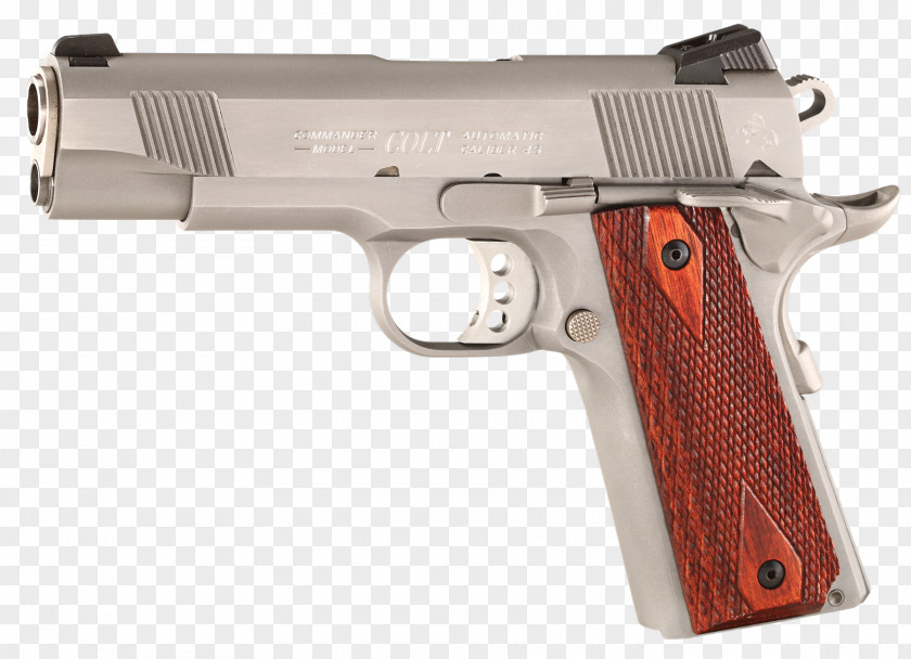 Colts M1911 Pistol Colt's Manufacturing Company Colt Commander .45 ACP Automatic PNG