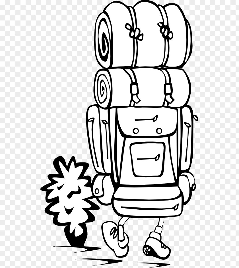 Gerald G Backpack Hiking Clip Art PNG