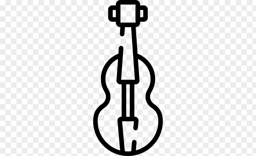 Line String Instruments White Font PNG