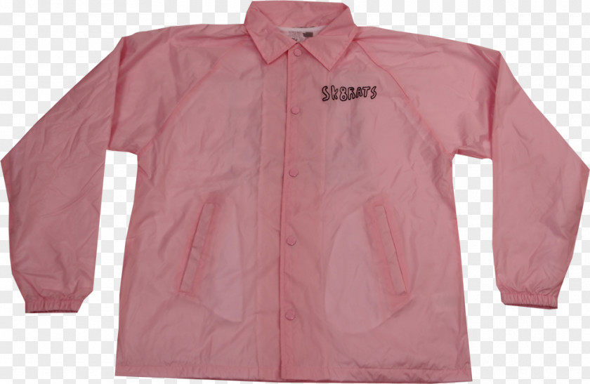 Pink Jacket Hoodie Windbreaker Blouse PNG