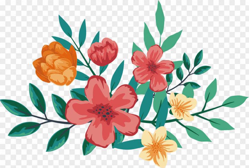 Watercolor Flowers PNG