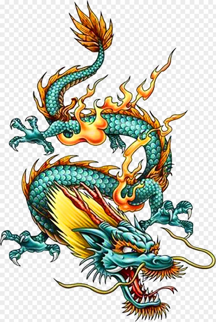 Dragon China Chinese Tattoo Legendary Creature PNG