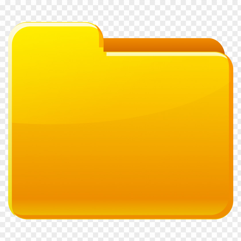 Folder Orange Directory Computer File PNG