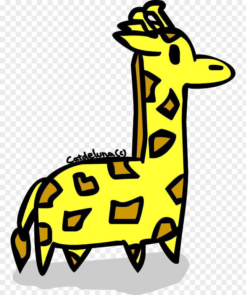 Giraffe White Cartoon Terrestrial Animal Clip Art PNG