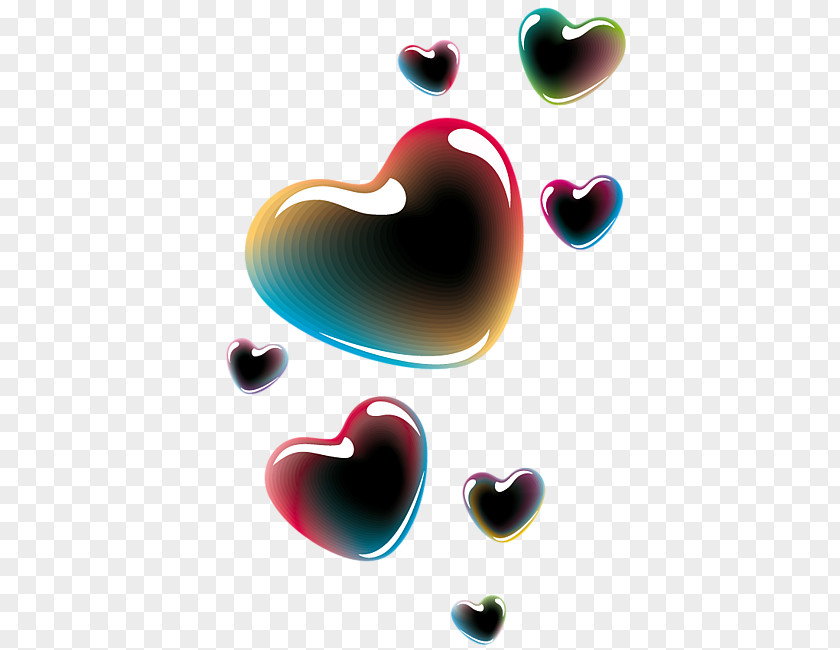 Heart Light Data Compression PNG